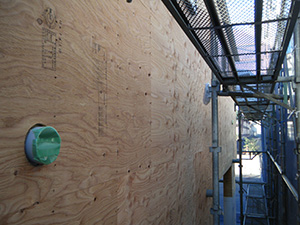 外壁合板貼り（2層目）
