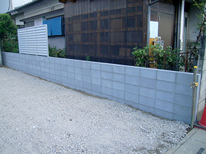 ブロック塀・フェンス施工完了