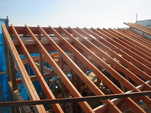 屋根垂木状況