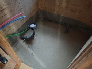 浴室排水配管状況