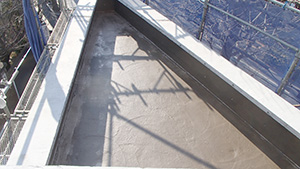 屋上塗膜防水施工