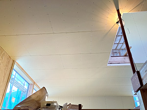 天井ＰＢ貼り状況