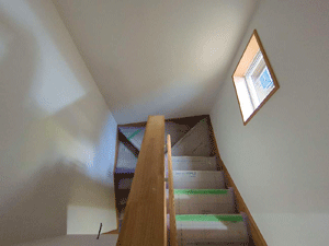 内部クロス貼り