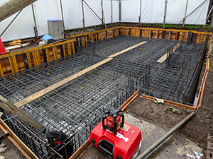 地中梁・耐圧盤配筋