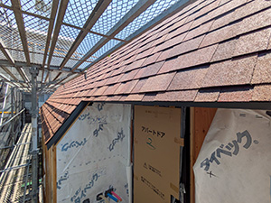 屋根 シングル葺き