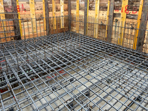 耐圧盤配筋工事