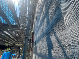 外壁左官下塗り