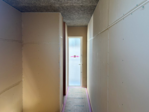 壁石膏ボード張り