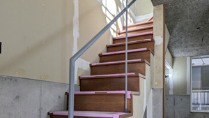 階段塗装工事