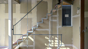 階段手摺取付工事