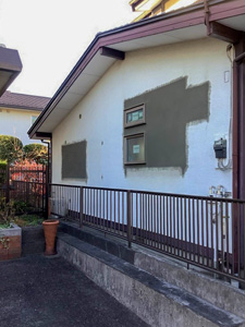 既存サッシ入れ替え・壁左官補修